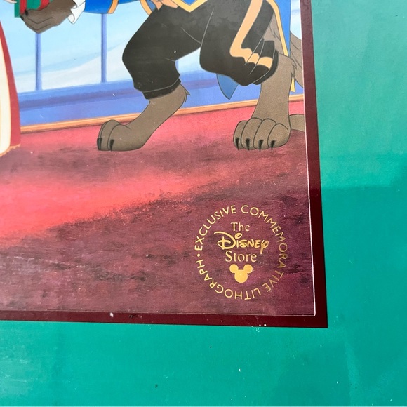 Disney commemorative exclusive lithograph, beauty and beast, 1992 - Picture 7 of 8